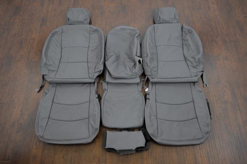 Custom Dodge Ram leather seat upholstery kit in Lapis