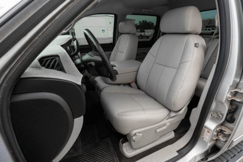 Dove Grey leather seats installed in 2007-2013 GMC Sierra
