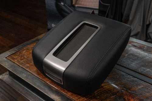 2008-2009 Hummer H2 leather console lid cover upholstery