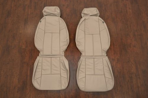 Ivory leather seat upholstery kit for Chevy Tahoe