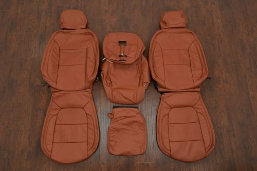 Mitt Brown GMC Sierra leather seat upholstery kit