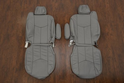 Smoke leather seat upholstery kit for Chevy Tahoe SUV