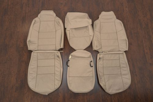 Ford SuperDuty Lariat Adobe leather seat covers - front seat upholstery
