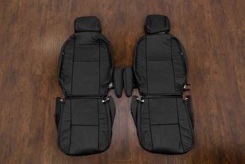 Toyota FJ Cruiser black replacement leather seat covers