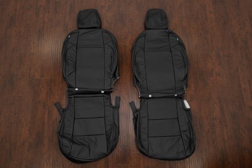 2016-2023 Toyota Tacoma black aftermarket replacement leather seat covers