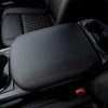 Black leather console lid cover installed for Nissan Titan