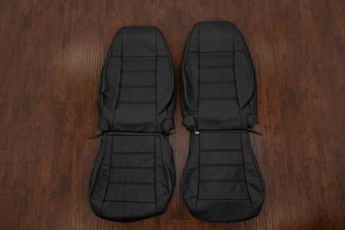 1999-2001 Ford Explorer 4 Door black leather seat upholstery kit - thumbnail