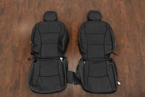 Black replacement leather seat covers for 2011-2013 Toyota Highlander
