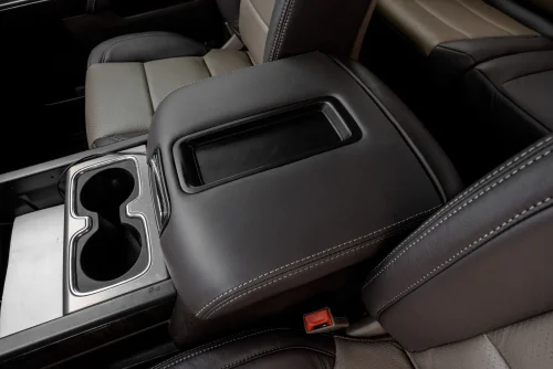 2019-2019 GM & Chevy leather center console lid cover upholstery - thumbnail