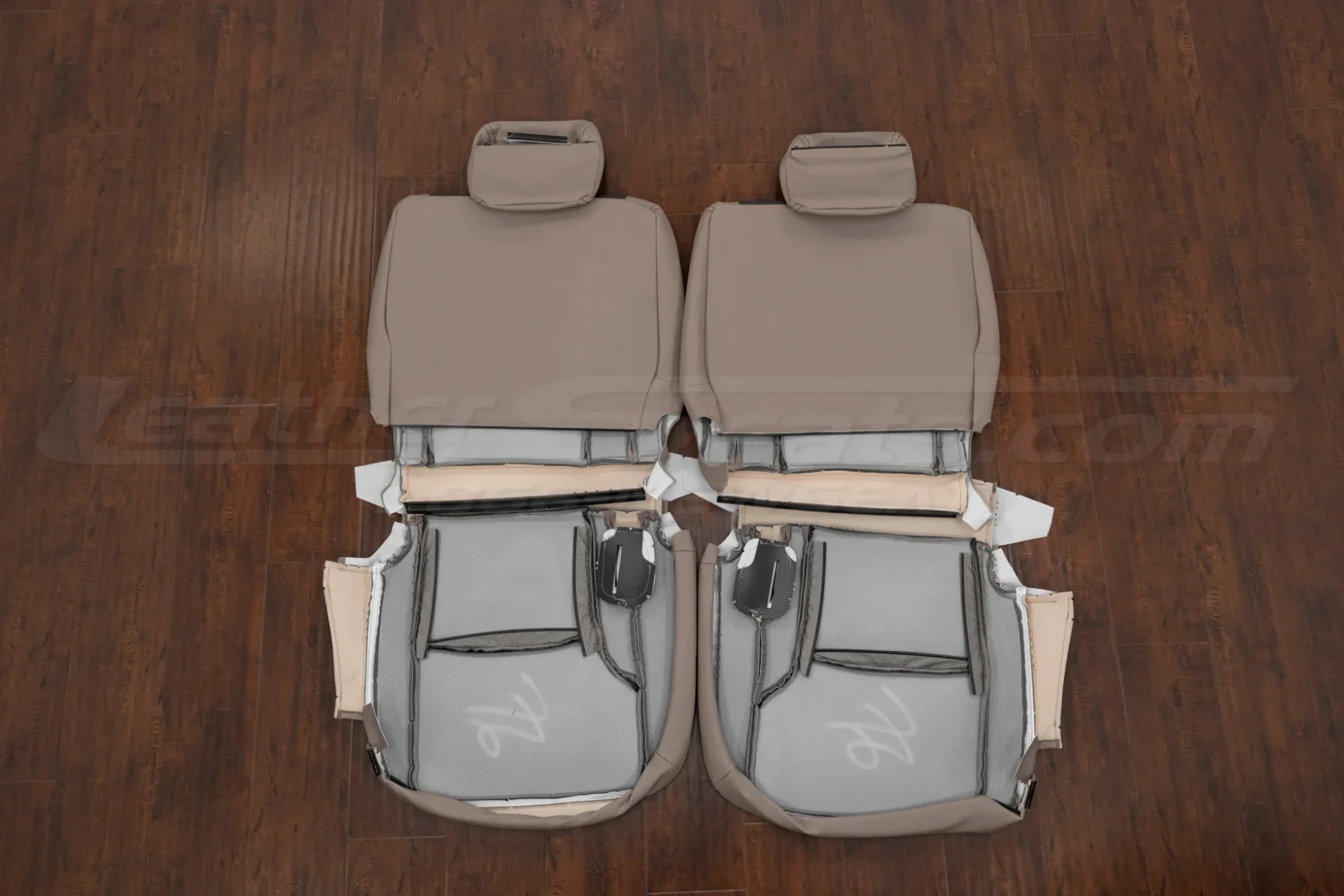 4Runner third row replacement leather seat covers flipped