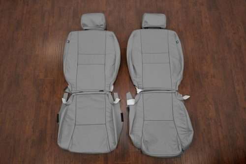 Aftermarket Ice Grey leather seat upholstery kit for Toyota Sequoia