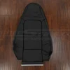 Black BMW Z3 leather backrest upholstery with perforated inserts