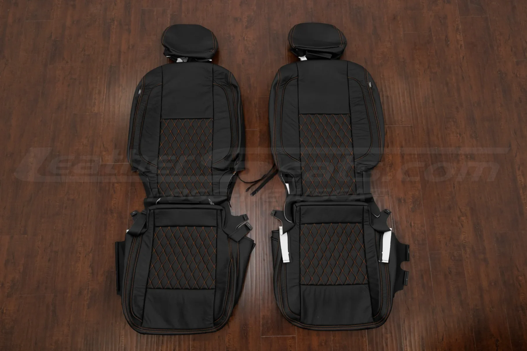 Nissan Titan custom diamond quilted replacement leather seat covers