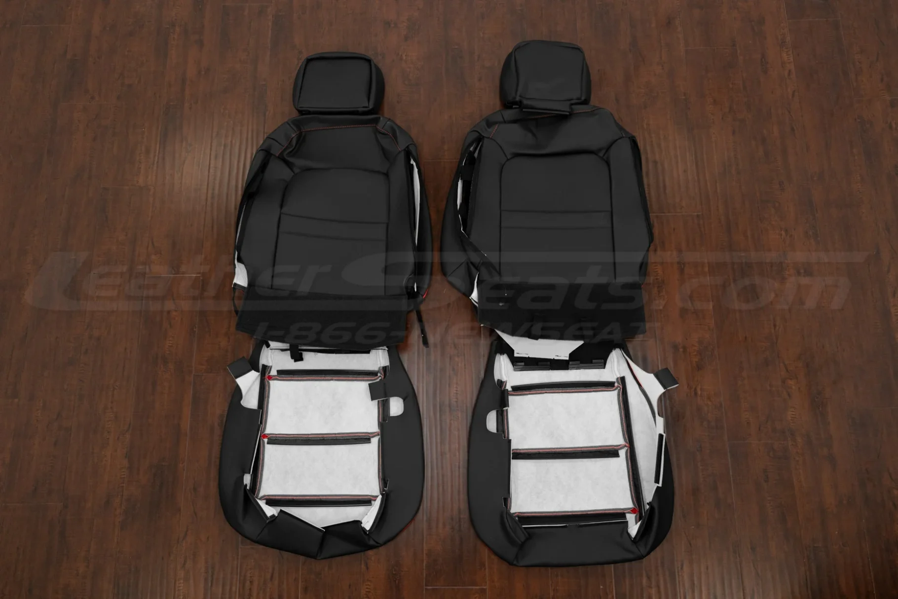 Front seat Chevy Colorado upholstery flipped