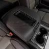 Leather center armrest cover replacement installed in GMC Sierra