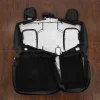 Rear seat Chevy Colorado aftermarket leather seat kit flipped