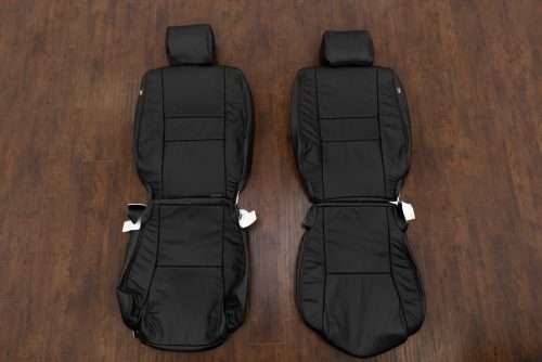 Toyota Sequoia black replacement leather seat covers