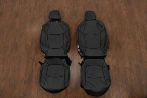 Toyota Sienna black replacement leather seat covers