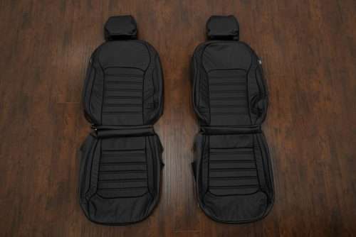 Volkswagen Passat black leather seat upholstery kit