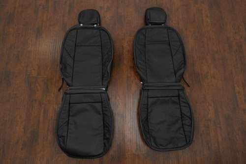 Volkswagen Jetta replacement black leather seat covers