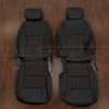 Aftermarket double-diamond CNC stitched custom leather seats for 2021-2026 Ford F-150