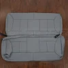 Grey replacement leather seat covers for Ford Bronco OBS - Rear seat upholstery
