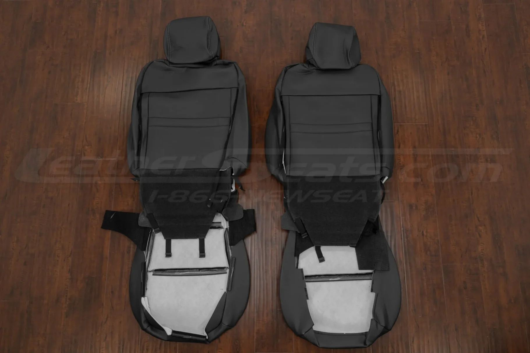 Nissan Frontier front seat upholstery flipped