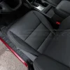 Dark Graphite leather seat cushion installed for nissan frontier