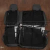 Nissan Frontier Crew Cab rear seat leather upholstery flipped