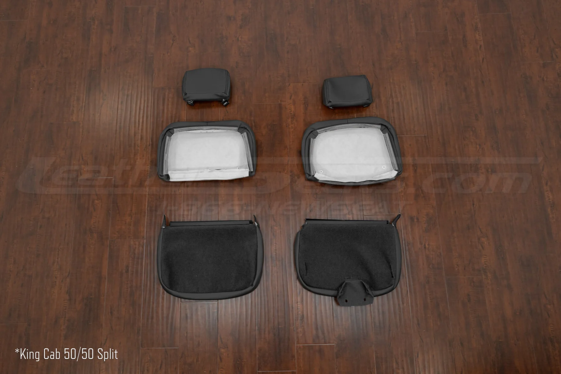 Nissan Frontier King Cab rear seat covers flipped